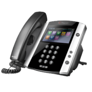 Polycom 2200-46162-025 Polycom VVX 410 Wired handset 12lines LCD Wi-Fi Black IP phone