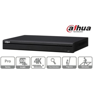 Dahua NVR5208-4KS2 NVR, 8 csatorna, H265, 320Mbps rögzítési sávszélesség, HDMI+VGA, 2xUSB, 2x Sata, I/O