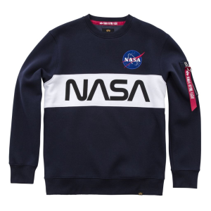 Alpha Indsutries NASA Inlay Sweater - replica blue