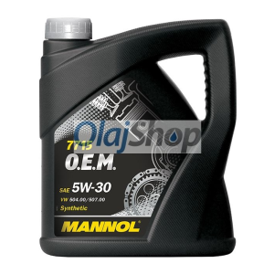 Mannol 7715 O.E.M. for VW AUDI SKODA 5W-30 (5 L) Motorolaj