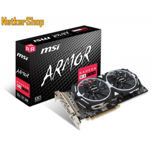  Msi Radeon RX 580 ARMOR 8G OC 8GB DDR5 PCI Express Videokártya (3 év garancia)