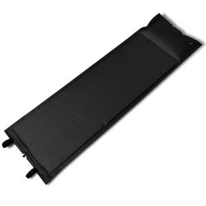 vidaXL Önfelfújós alvó matrac 185 x 55 3 (egyszemélyes) fekete