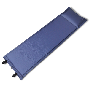 vidaXL Kék önfelfújós matrac 185 x 55 3 cm egyszemélyes