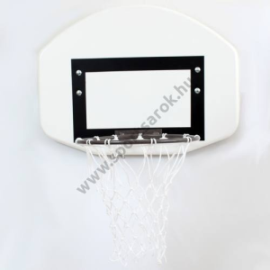 S-Sport Kosárlabdapalánk, óvodai, 60 x 45 cm gyűrűvel, hálóval kompletten,bordásfalra S-SPORT