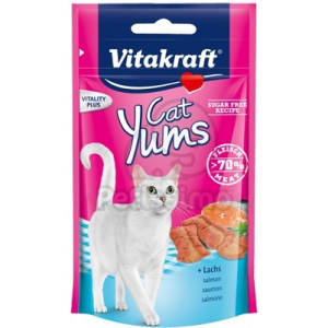Vitakraft Vitakraft Cat Yums lazaccal és Omega-3-al macskának 40 g