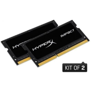Kingston 8GB/1600MHz DDR-3 HyperX Impact Black 1,35V (Kit! 2db 4GB) (HX316LS9IBK2/8) notebook memória