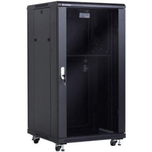 Linkbasic Álló szekrény 19" 18U 600x600mm fekete