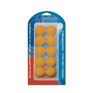  Garlando 10db Standard narancs színű csocsó labda csomagolásban