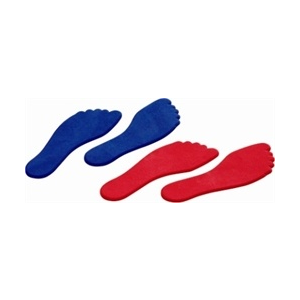 Tactic Sport padlójelölő szett láb forma, csúszásgátló gumiból 18x8 cm, 6 eltérő szín