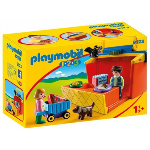 Playmobil 1.2.3 9123 Hordozható kis piac