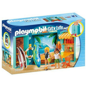 Playmobil City Life 5641 Hordozható játékdoboz "Surf Shop"