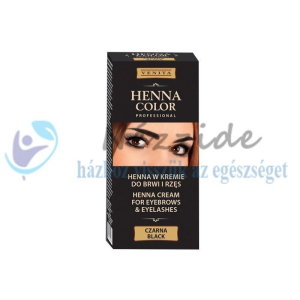 Henna Henna color szemöldök és szempilla krémfesték fekete 15 g