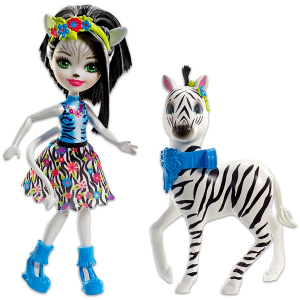  Enchantimals: Zelena zebra és Hoofette figura
