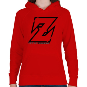 PRINTFASHION Dragonball Z - Női kapucnis pulóver - Piros