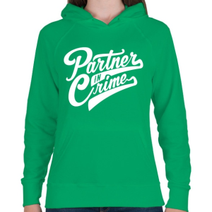 PRINTFASHION Bűntárs - Női kapucnis pulóver - Zöld