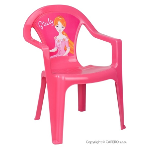 STAR PLUS | Áruk | Gyerek kerti bútor- műanyag szék rózsaszín Giuly | Rózsaszín |