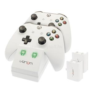 VENOM VS2859 Xbox One fehér töltőállomás + 2 db akkumulátor (VS2859)