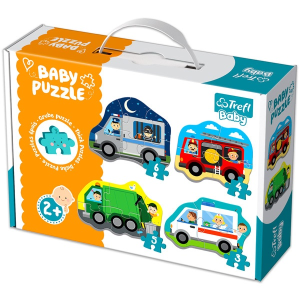 Trefl : járművek 3-4-5-6 darabos baba puzzle