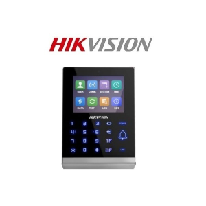 Hikvision DS-K1T105M beléptető vezérlő, Mifare(13.56Mhz), LCD, RJ45/wifi/RS-485/WG26/WG34, 12VDC