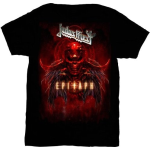 Rock Off Judas Priest Epitaph Red Horns Mens T Shirt: XL