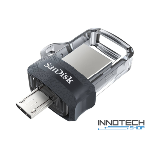 Sandisk Dual Drive m3.0 64 GB USB micro USB pendrive mobil memória 150 MB/s (SDDD3-064G-G46) (173385)