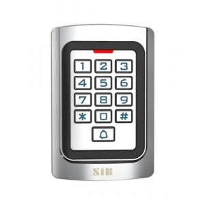 SIB K10MF-W beléptető rendszer, RFID, kültéri, Mifare(13,56Mhz), WG26, 2000 kártya/kód, IP68, vandálbiztos, 12-24VDC