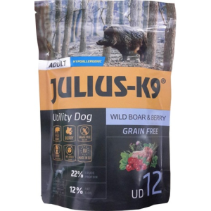  Julius-K9 GF Hypoallergenic Utility Dog Adult Wild Boar & Berry 340g
