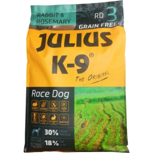 Julius-K9 GF Hypoallergenic Race Dog Adult Rabbit & Rosemary 340g