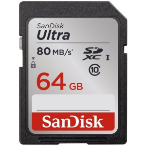 Sandisk Sandisk Ultra microSDXC 64 GB 80 MB/s Class 10 UHS-I