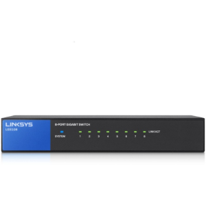Linksys SMB LGS108 8port 10/100/1000Mbps LAN nem menedzselhető asztali Switch (LGS108-EU)