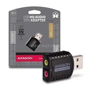 AXAGON ADA-17 USB Mini Stereo HQ Audio Adapter (ADA-17)