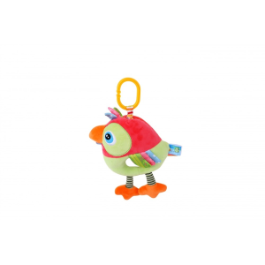 Lorelli Toys zenélő plüss játék - piros madár