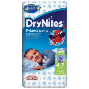 Huggies Drynites éjszakai pelenka 4-7 éves korú fiúnak (17-30 kg), 10 db