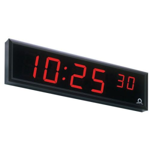  Beltéri digitális óra, kétoldalas, mennyezeti rögzítés 10 cm