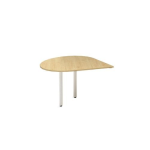 Alfa Office Alfa 100 asztal toldóelem, 120 x 120 x 73,5 cm, csepp, balos kivitel, vadkörte mintázat%