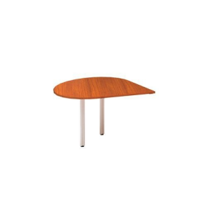 Alfa Office Alfa 100 asztal toldóelem, 120 x 120 x 73,5 cm, csepp, jobbos kivitel, cseresznye mintázat%