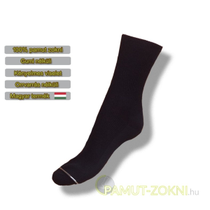  Medical, gumi nélküli zokni - Barna 37-38