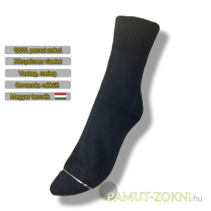  Brigona Komfort pamut zokni - szürke 39-40