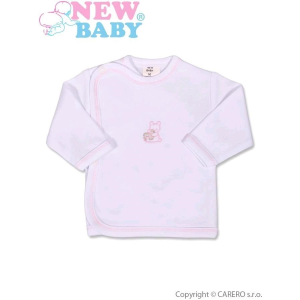 NEW BABY Csecsemő ingecske hímzett képpel New Baby rózsaszín