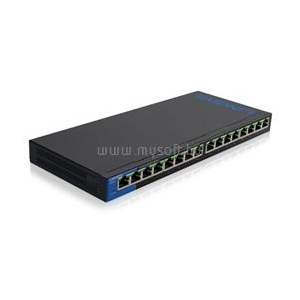 Linksys SMB LGS116 16port 10/100/1000Mbps LAN nem menedzselhető asztali Switch (LGS116-EU)