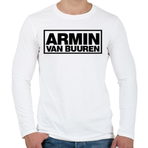 PRINTFASHION Armin Van Buuren - Férfi hosszú ujjú póló - Fehér