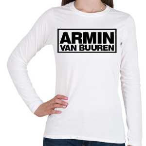 PRINTFASHION Armin Van Buuren - Női hosszú ujjú póló - Fehér