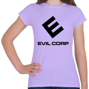 PRINTFASHION Evil Corp Black - Női póló - Viola