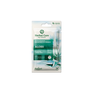 Farmona Herbal Care Aloe Vera hidratáló arcpakolás, 2 x 5 ml