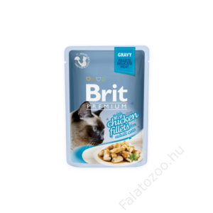 Brit Premium Cat tasakos Delicate Fillets in Gravy with Turkey 85g
