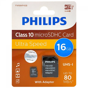  Philips microSDXC memóriakártya - Class 10 - 16GB