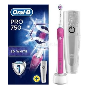 Oral-B PRO 750 3D White elektromos fogkefe + úti tok (10PO010144)