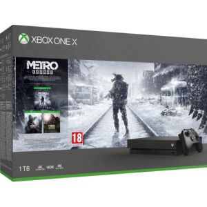 Microsoft Xbox One X 1TB + Metro Exodus + Metro Last Light Redux + Metro 2033