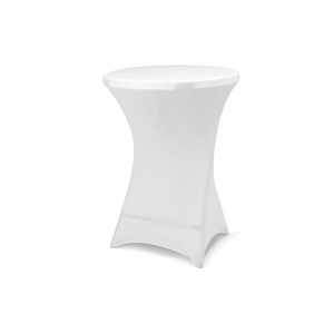 Garthen Huzat magas asztalra - rugalmas, fehér 80 x 80 x 110 cm