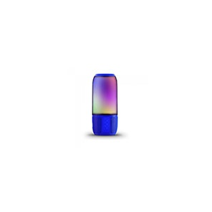 V-tac Bluetooth hangszóró, RGB, akkus USB asztali lámpa (2x3W) - kék